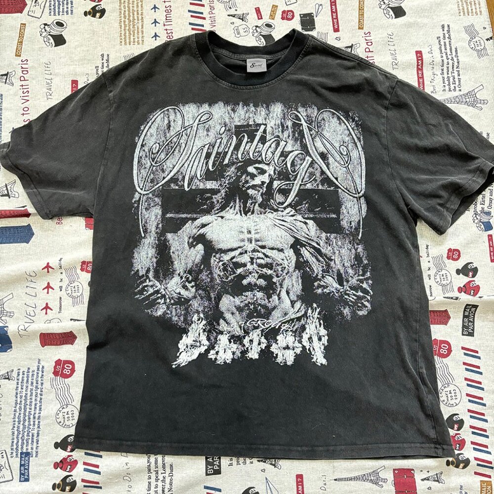 Saint Michael Cho Nirvana Rebirth Old Washed T-Shirt